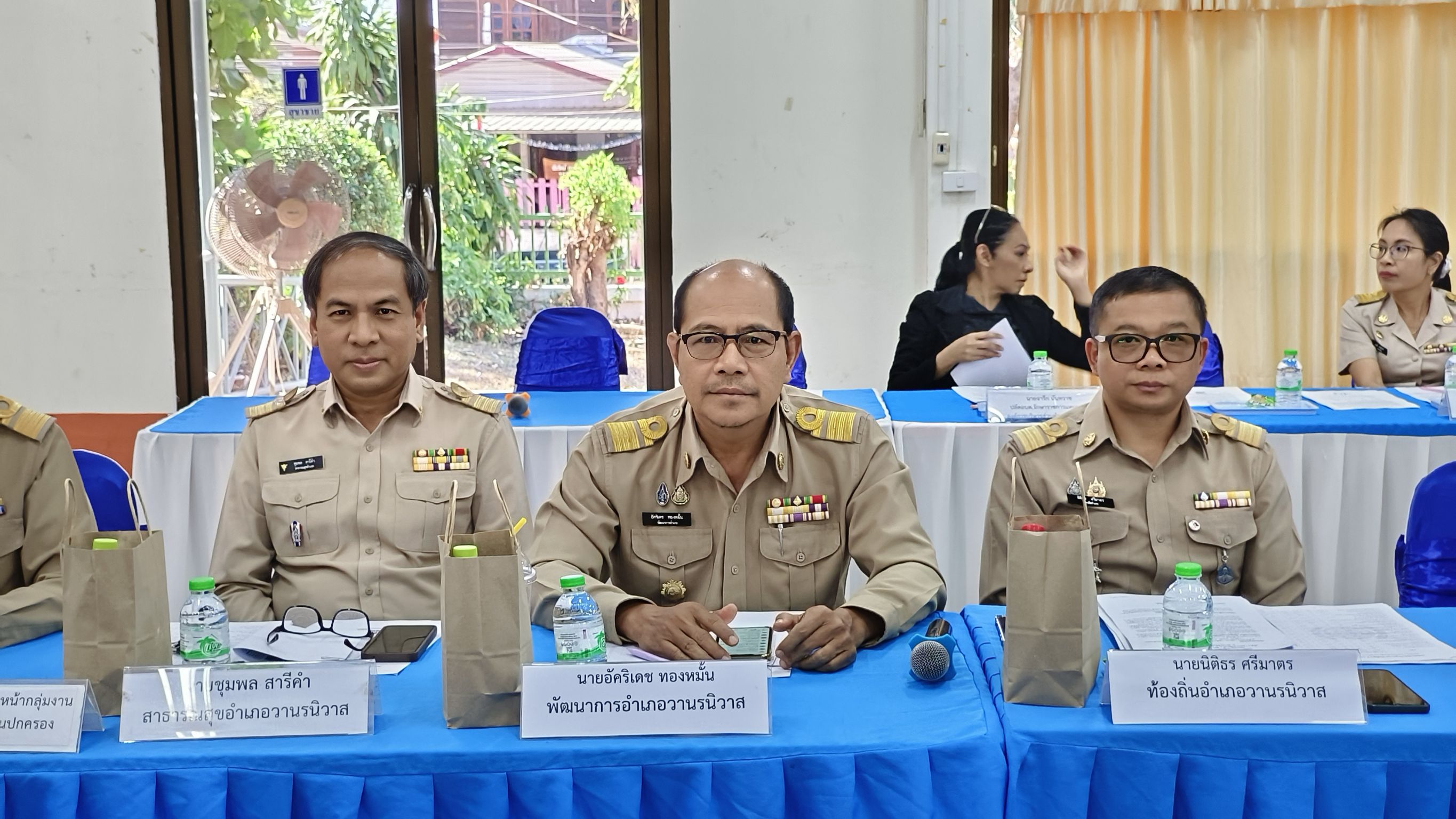 สพอ.วานรนิวาส : ร่วมประชุมประจำเดือนกำนัน ผู้ใหญ่บ้าน ประจำเดือนกุมภาพันธ์ 2569